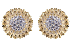 Серьги "Подсолнухи" 