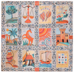 Платок "12 колен израилевых"