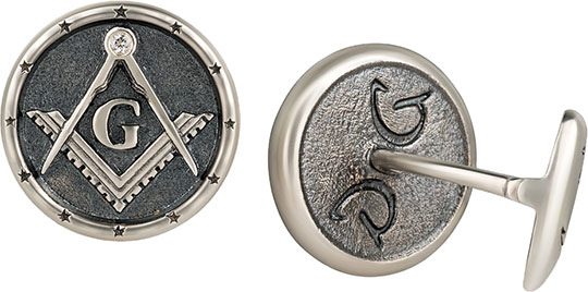 Запонки "Каменщики"  