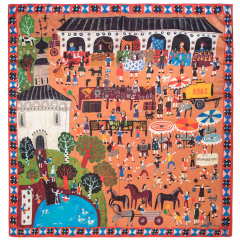 Платок "Летняя ярмарка"