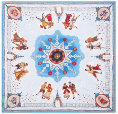 Платок "На катке"