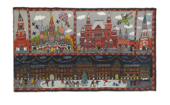 Шаль "Красная площадь"