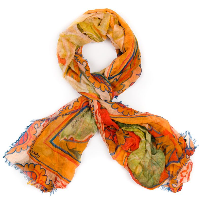 Шаль "Настурция" 