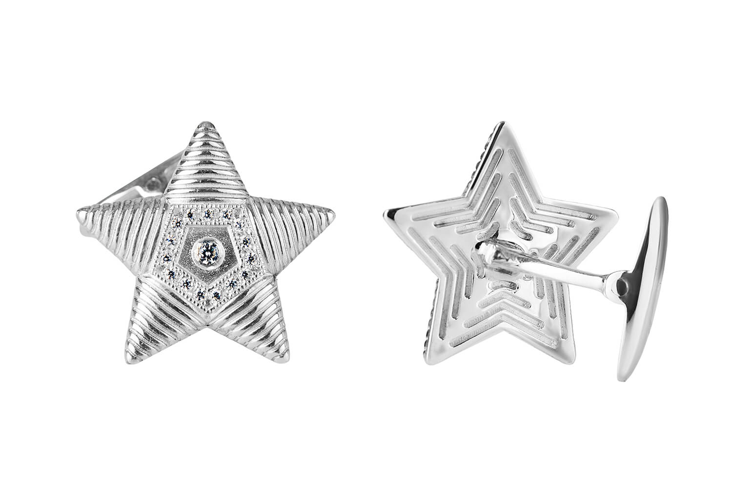 Запонки "Звезда"  