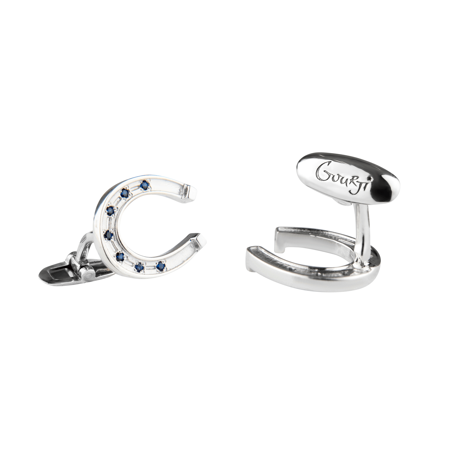 Запонки "Подкова"  