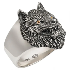 Перстень "Волк" 