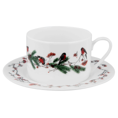 Чайная пара "Снегири" 