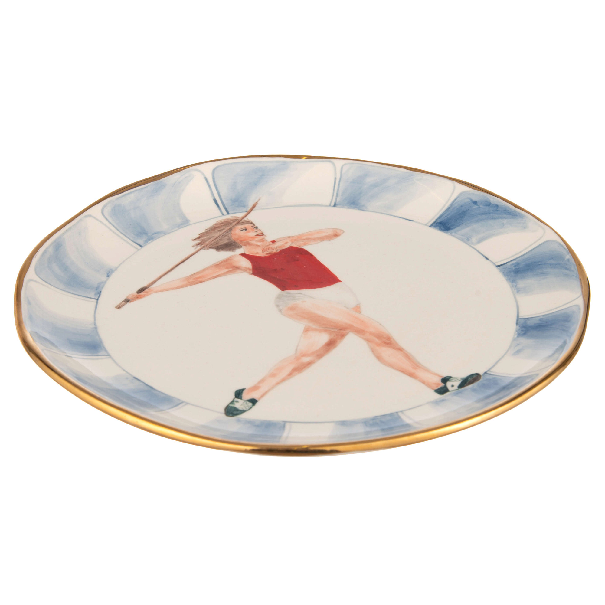 Блюдо «Спорт и здоровье» (керамика белый)