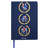 Ежедневник "Спортсмены" синий (00324.030, кожзаменитель а5 с рельефным изображением) 
