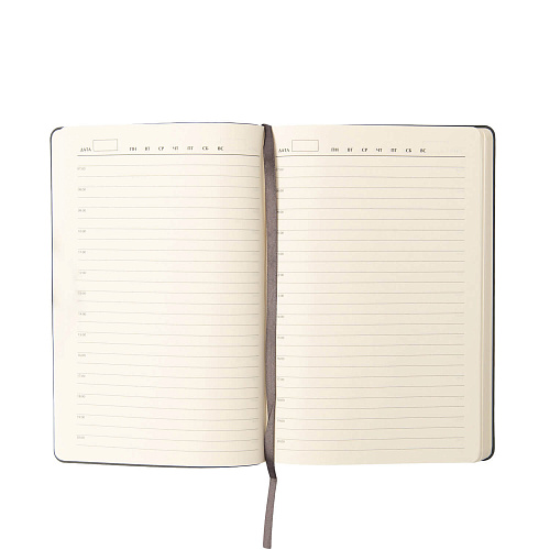 Ежедневник "Ивановская горка" (кожзаменитель серый, a5 с рельефным изображением) 