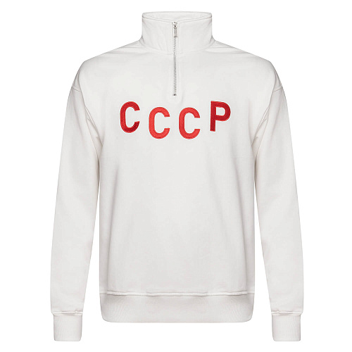 Олимпийка "СССР" (хлопок 100%, белый M/L) 