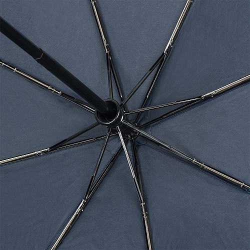 Зонт складной "Башни Кремля" (эпонж/сталь синий 63 см) ZT03SPBA