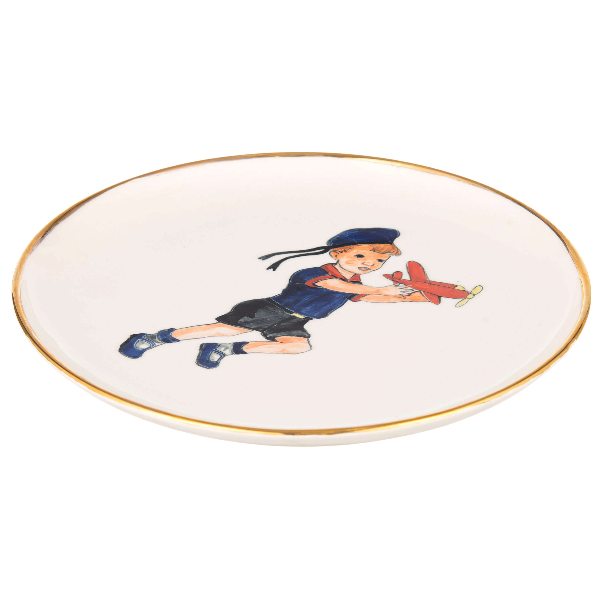 Блюдо "Детская комната" (керамика белое)