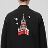 Толстовка бомбер "Башни Кремля" (хлопок 88%, полиэстер 12%. черный S) 