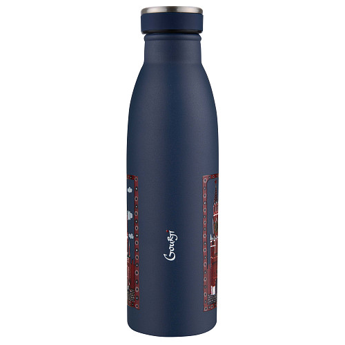 Термобутылка "Красная площадь" (TM.211033.030.REDS) (сталь синий красный с рельефным изображением) 