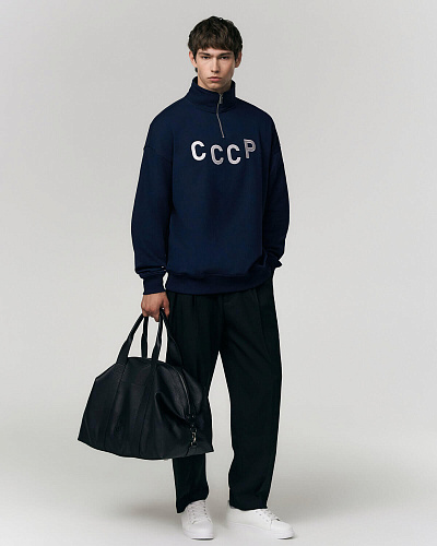 Олимпийка "СССР" (хлопок 100%, синий 3XL/4XL) 