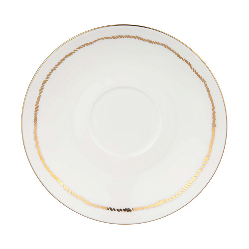 Сервиз "Пшеница" (чайник и 2 чайные пары, фарфор, белый) 