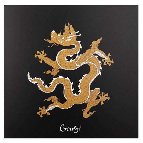 Ежедневник "Дракон" с рельефным изображением (черный, кожзаменитель а5) 