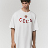 Футболка "СССР" (хлопок 100%, белый XL/2XL) 