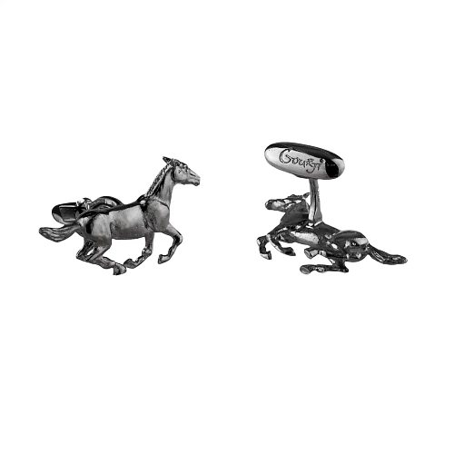 Запонки "Ахалтекинец" 