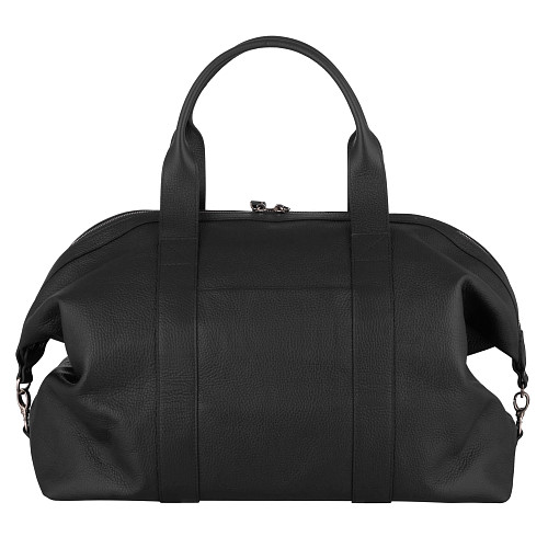 Сумка дорожная "Башни Кремля" (кожа черный тиснение) 