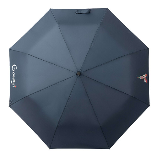 Зонт складной "Башни Кремля" (синий ) 