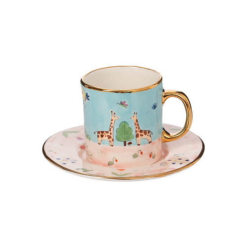 Чайная пара "Фантазёры" (керамика, голубой) 