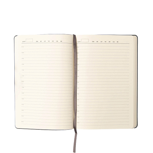 Ежедневник "Всадники" (кожзаменитель, серый a5) 