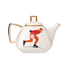 Чайник "Спорт и здоровье" (керамика белый ) 