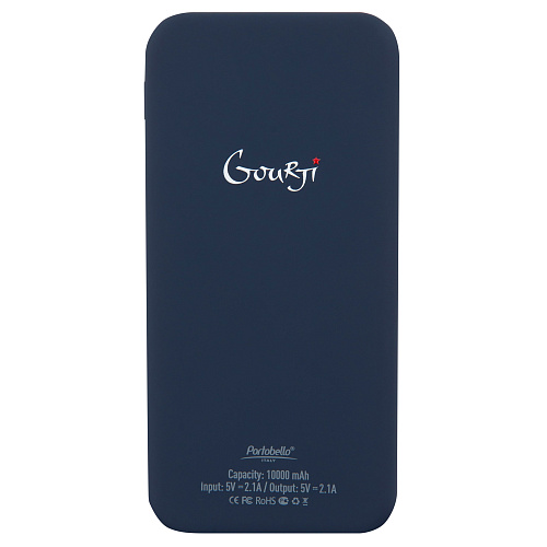 Внешний аккумулятор "Красная площадь" (32116.030.REDS) (пластик синий Ancor Plus с рельефным изображением) 