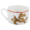 Чайная пара "Дракон"  (фарфор белый) 