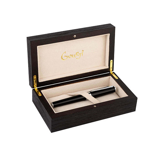 Ручка чернильная "Классика. Двуглавый орел" (смола, латунь, черная) 