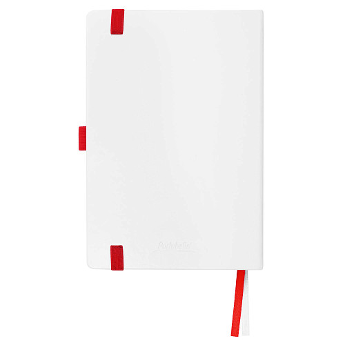 Ежедневник "Снегири" с рельефным изображением (080 белый, бежевый, кожзаменитель, А5 ) 