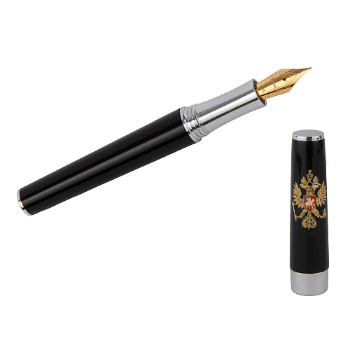 Рп "Классика. Двуглавый орел"  (Ручка перьевая "Классика. Двуглавый орел" латунь/черный) 