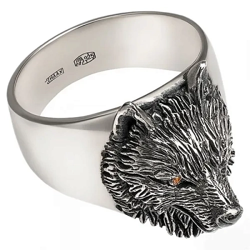 Перстень "Волк"  (серебро 925 пробы) 