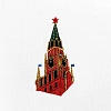 Футболка "Башня Кремля" (хлопок 100%, белый XS/S) 