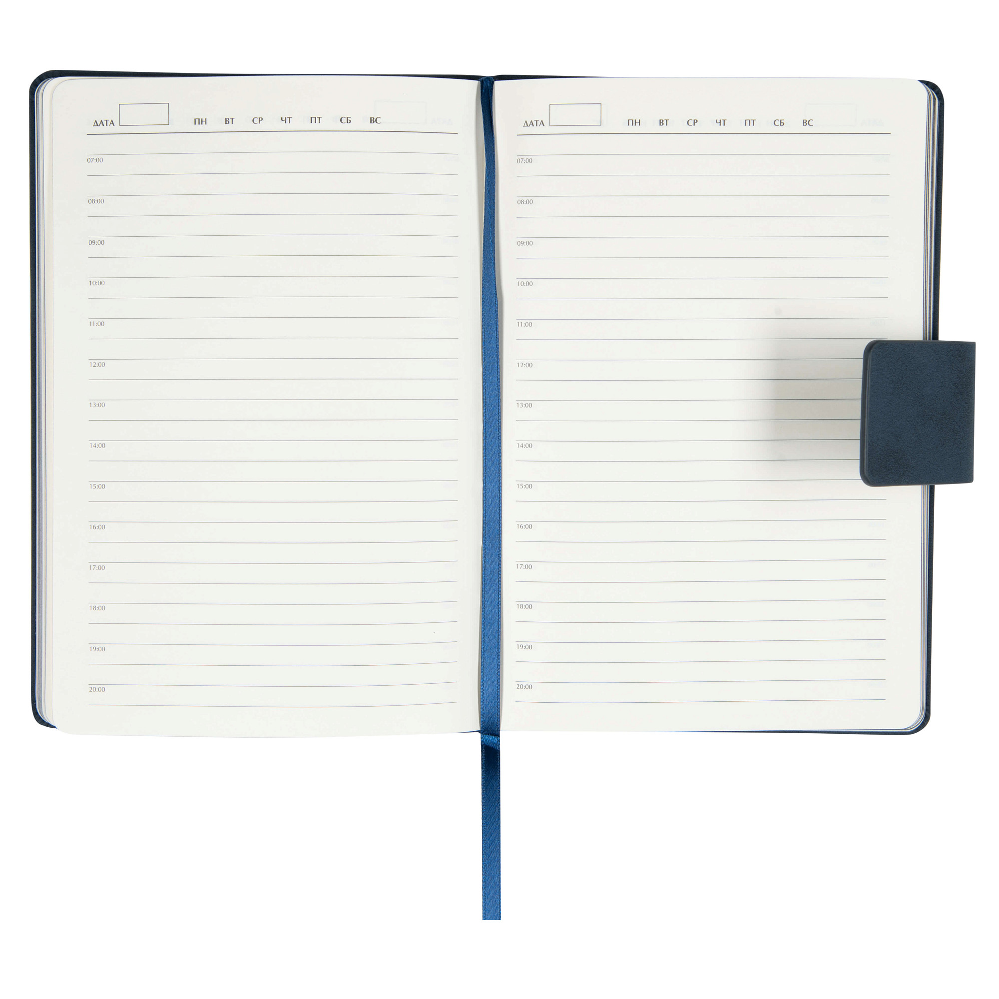 Ежедневник "Вера и верность" (арт. 17264.030 синий с рельефным изображением и фольгой)