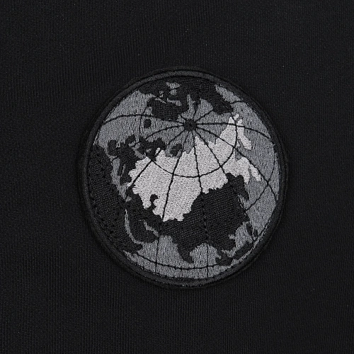 Толстовка бомбер "Герб Союза" (хлопок 88%, полиэстер 12%. черный S) 