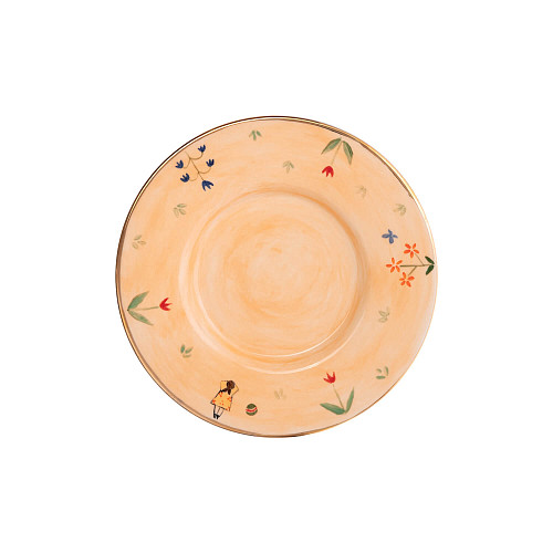 Блюдце "Фантазёры" (керамика, цветной) 