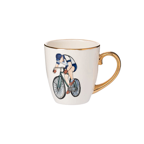 Чашка для чая «Спорт и здоровье» (керамика белый) 