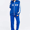 Костюм олимпийка/брюки "СССР" (хлопок 70% полиэстер 30% синий L) 