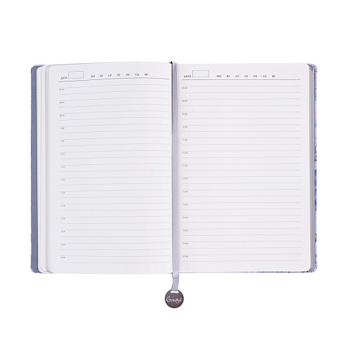 Ежедневник "Санкт-петербург" (кожзаменитель фиолетовый гладкий) 