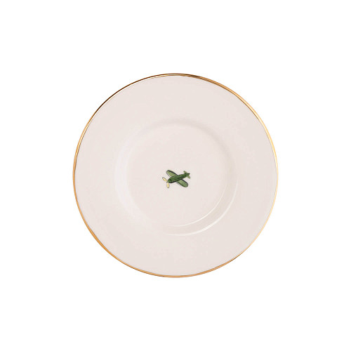 Блюдце "Детская комната" (керамика белый) 