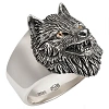 Перстень "Волк"  (серебро 925 пробы) 