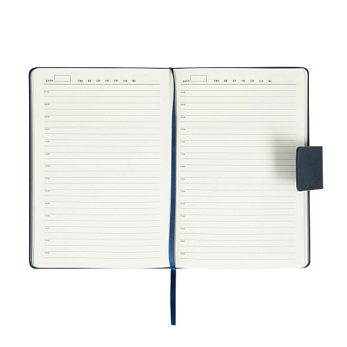 Подарочный набор "Москва" (аккумулятор, ежедневник и ручка синий) 