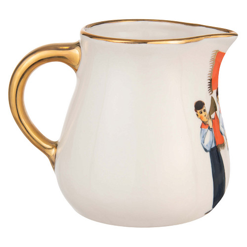 Молочник "Парк культуры"  (керамика белый большой) 