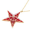 Подвеска "Звезда" эмаль 