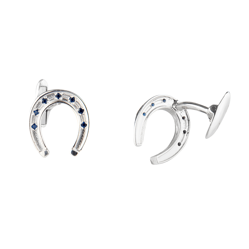 Запонки "Подкова"  