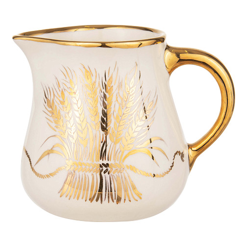 Молочник "Пшеница" (керамика белый) 