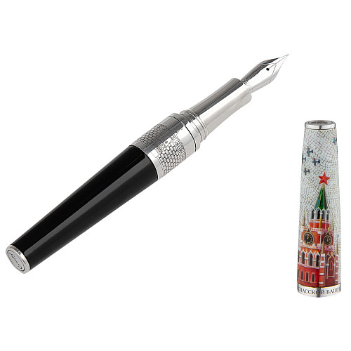 Рп "Над Спасской башней" m (смола/серебро 925 пробы/лак) 